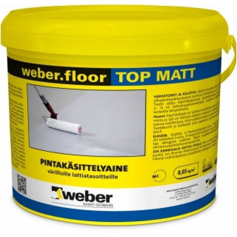 weber.floor Top Matt Apsauginis impregnantas 4 kg talpa weber.floor Top Matt Apsauginis impregnantas 4 kg talpa