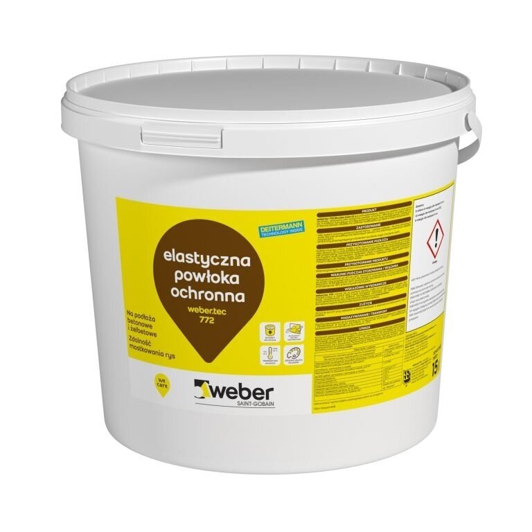 Weber.tec 772 Elastingi akriliniai dažai betono apsaugai Weber.tec 772 Elastingi akriliniai dažai betono apsaugai