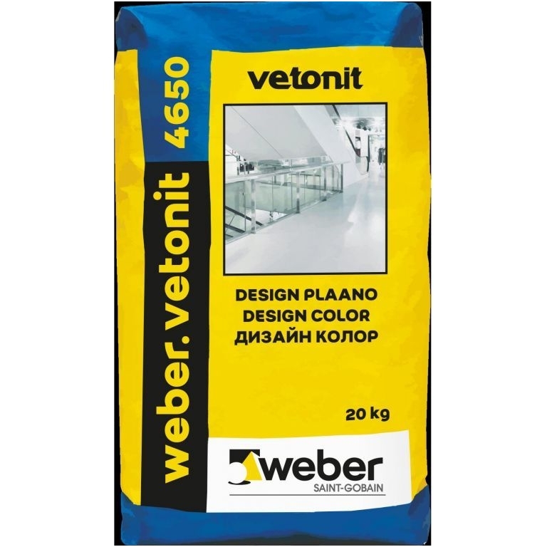 weber.vetonit 4650 Design Color Spalvotos cementinės liejamos grindys 20 kg plastikinis maišas weber.vetonit 4650 Design Color Spalvotos cementinės liejamos grindys 20 kg plastikinis maišas