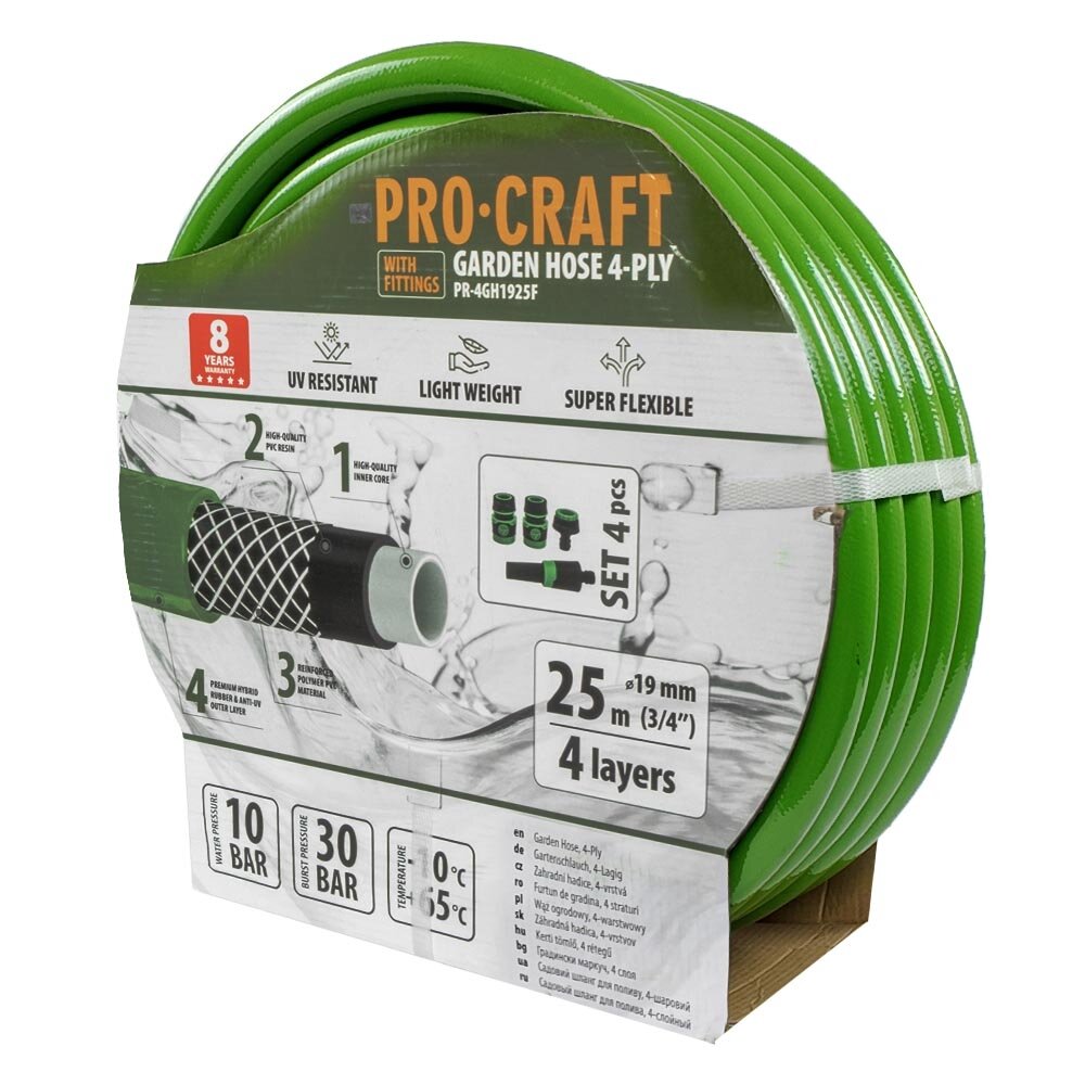 Žalias sodo žarna „ProCraft PR-4GH1925F" 2