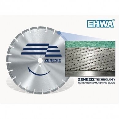 Zenesis deimantinio pjovimo diskas betonui Ø300x20/25,4