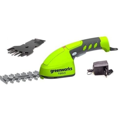 Greenworks G7.2GS ŽOLĖS ŽIRKLĖS (7.2V su integruotu akumuliatoriumi) Greenworks G7.2GS ŽOLĖS ŽIRKLĖS (7.2V su integruotu akumuliatoriumi)